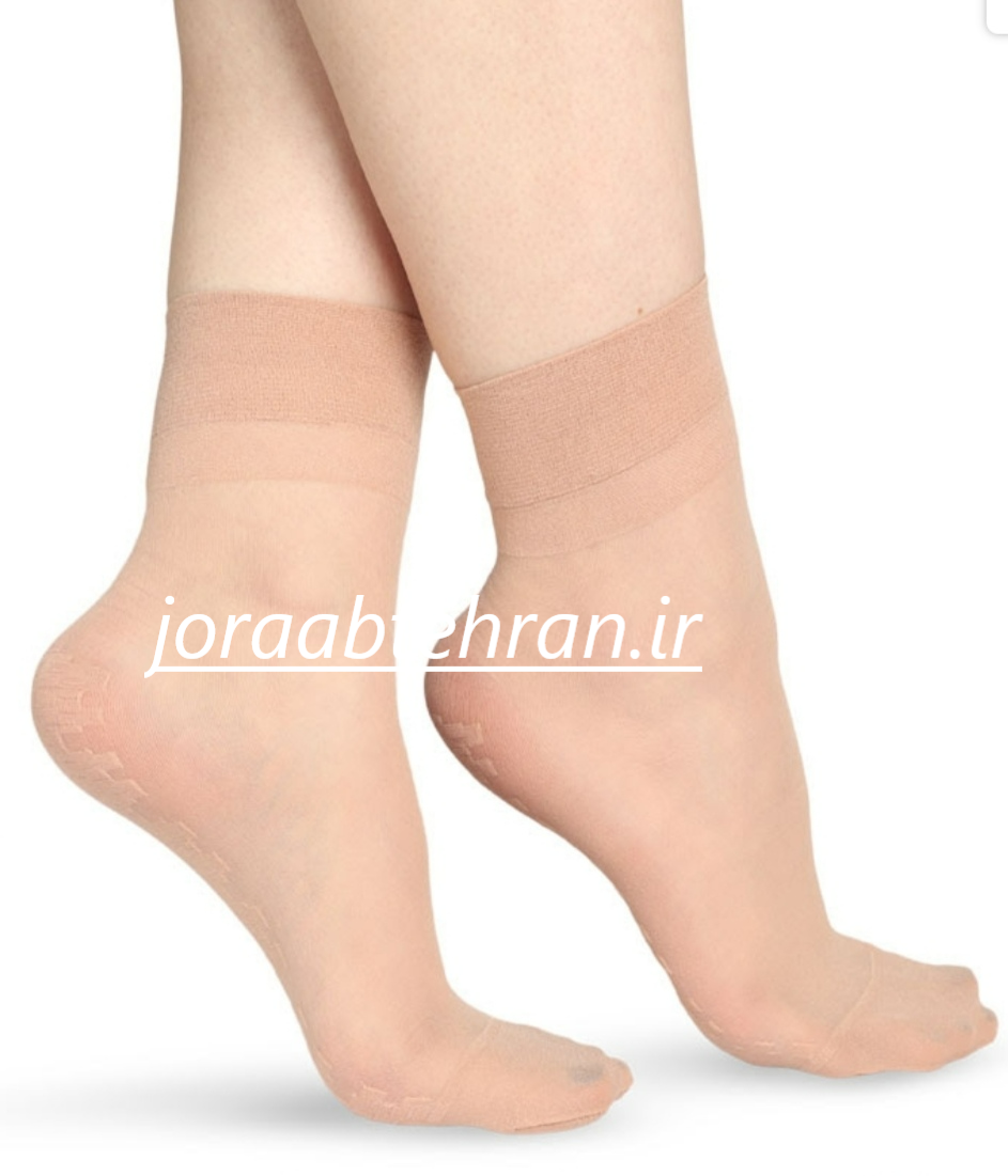 جوراب رنگ کرم پارازین مچی 1/20 کفدار