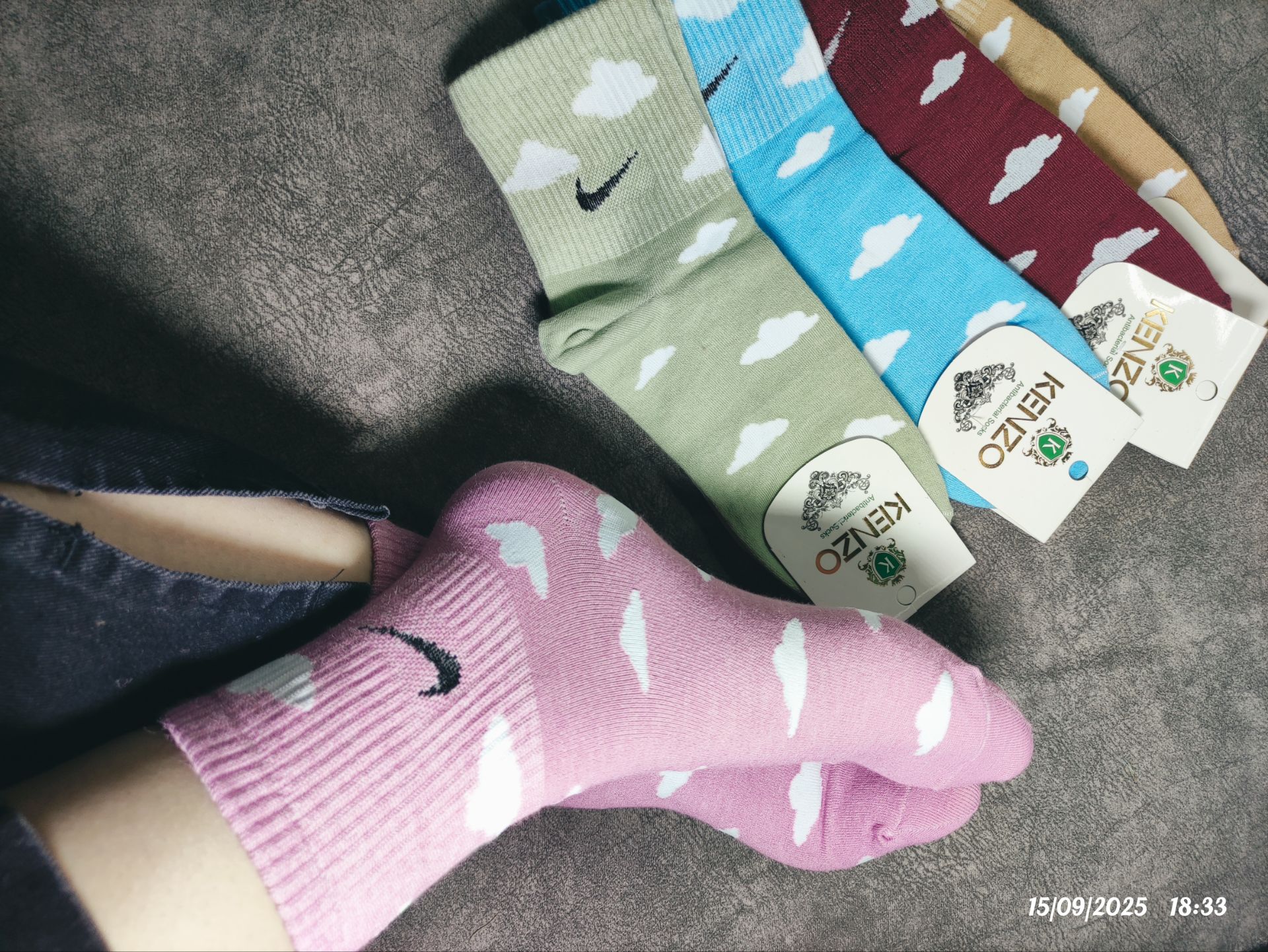 جوراب نیم ساق ابری نایکی