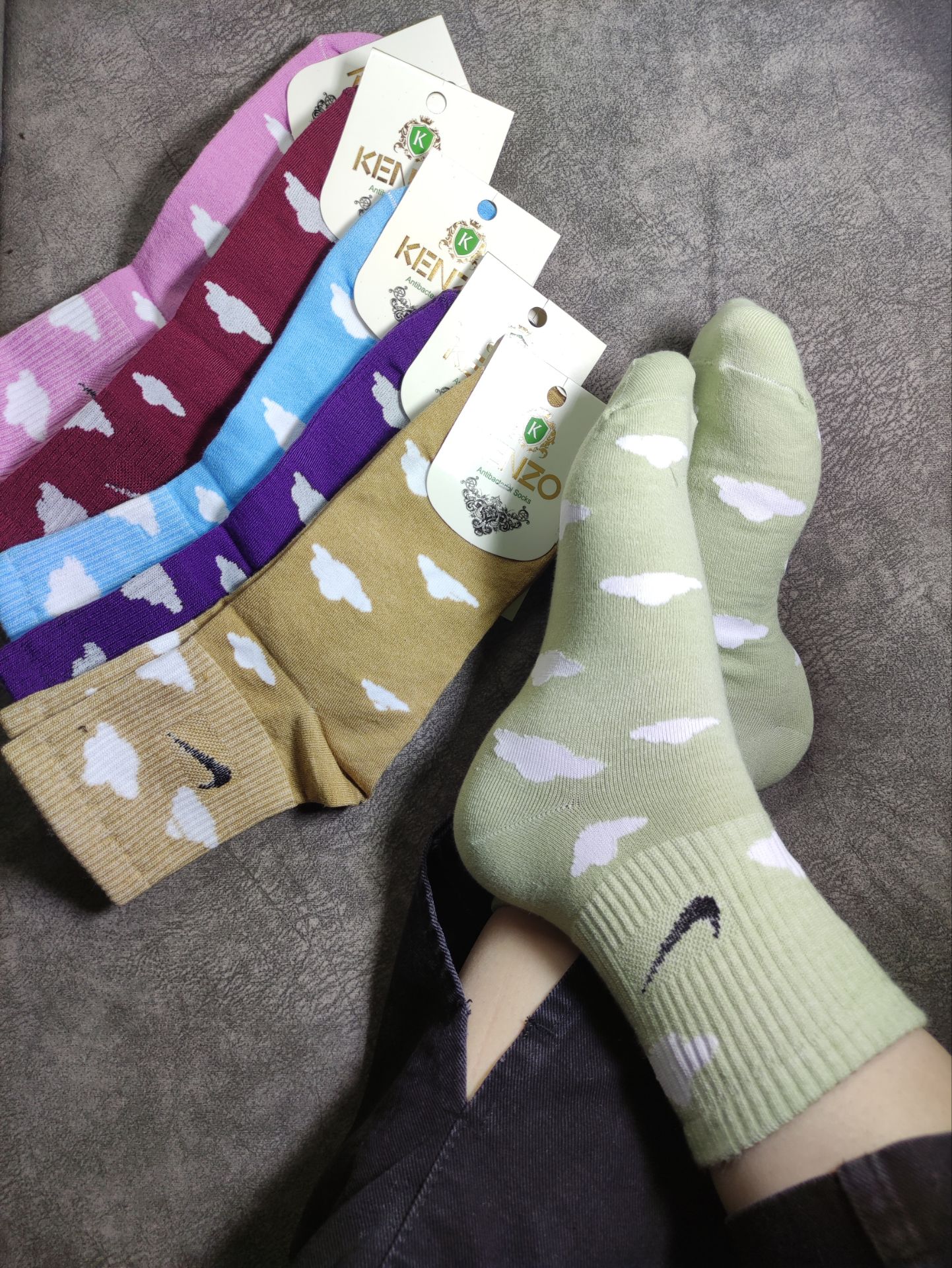 جوراب نیم ساق ابری نایکی